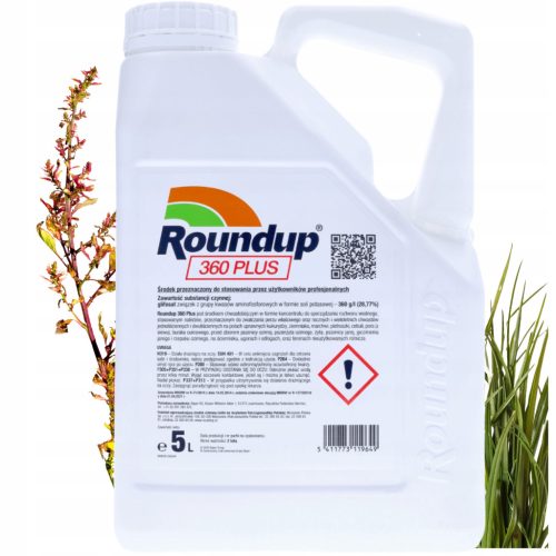  ROUNDUP 360 PLUS 5L RANDAP UNKRAUTVORBEREITUNG UNKRAUTVERNICHTUNG